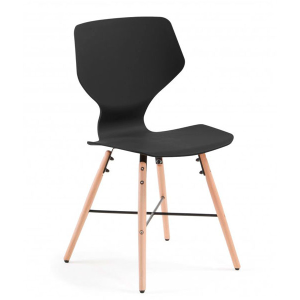 Стілець La Forma WITHEY Чорний-0