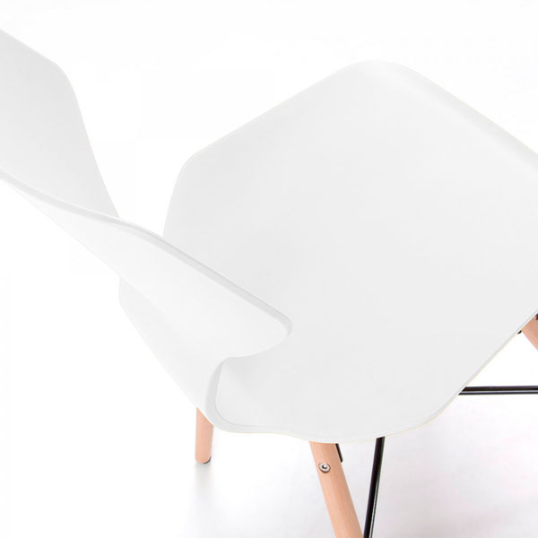 Стілець La Forma WITHEY Білий-4