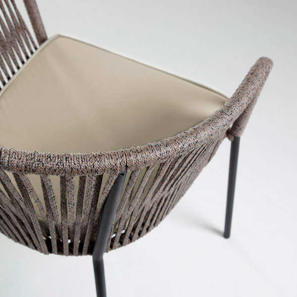 Кресло La Forma Yanet Серый-1