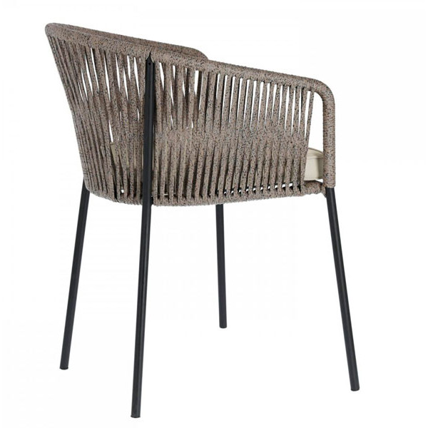 Кресло La Forma Yanet Серый-3