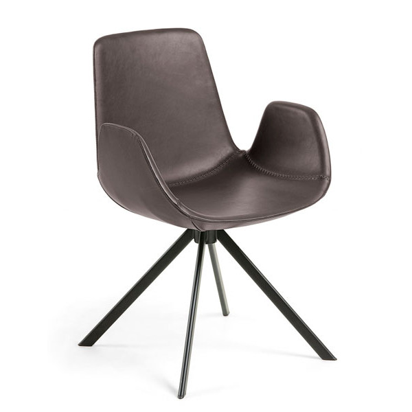Крісло La Forma YASMIN Темно-коричневий-0