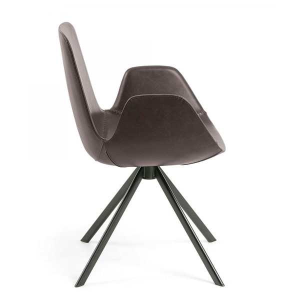 Крісло La Forma YASMIN Темно-коричневий-3