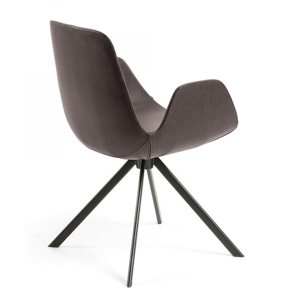 Крісло La Forma YASMIN Темно-коричневий-1