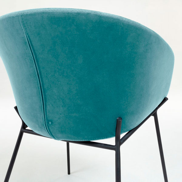 Стул La Forma ZADINE Бирюзовый велюр-7