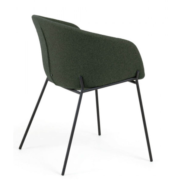 Стілець La Forma ZADINE Темно-зелена повсть-6