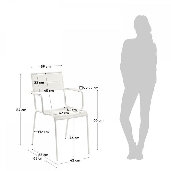 Стул La Forma ADVANCE Белый-6