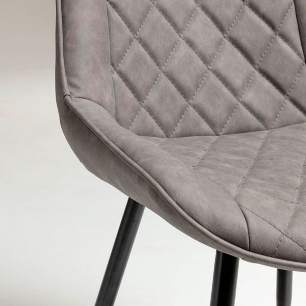 Стул La Forma AFFAIR Серо-коричневый-2