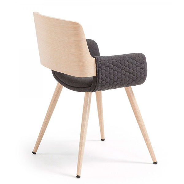 Кресло La Forma ANDRE Графит-2