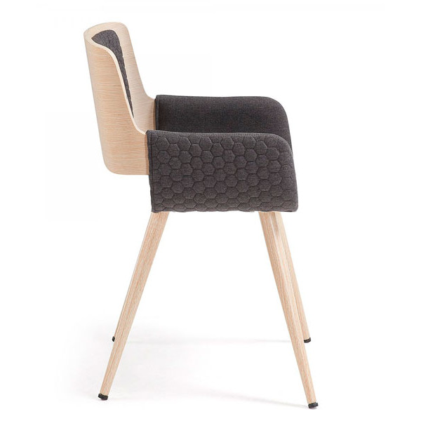 Кресло La Forma ANDRE Графит-1