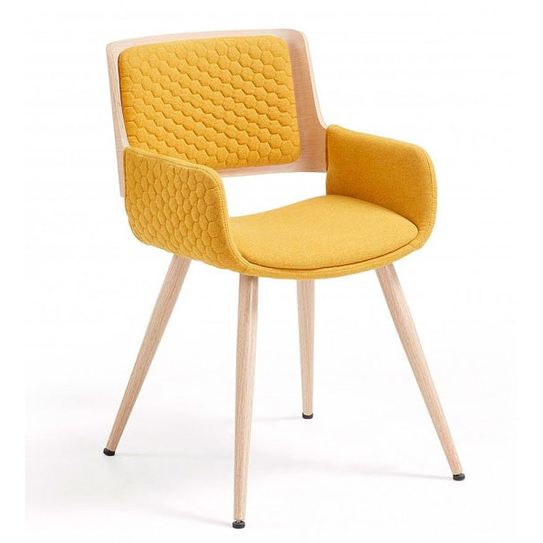 Крісло La Forma ANDRE Гірчичний-0