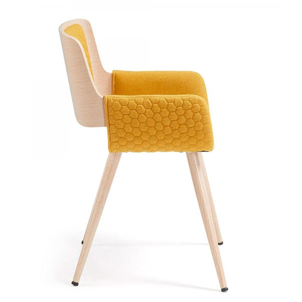 Крісло La Forma ANDRE Гірчичний-1