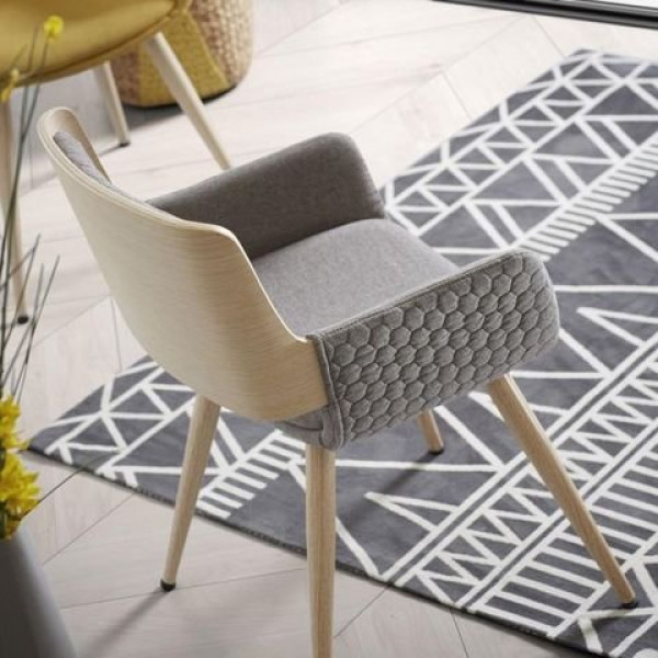 Крісло La Forma ANDRE Сірий-4