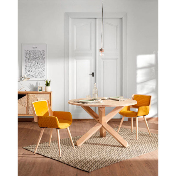 Крісло La Forma ANDRE Гірчичний-5