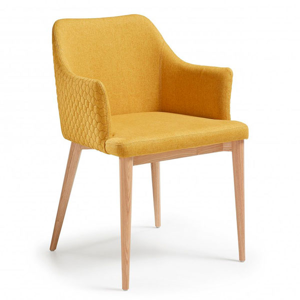 Стул La Forma DANAI Горчичный-0