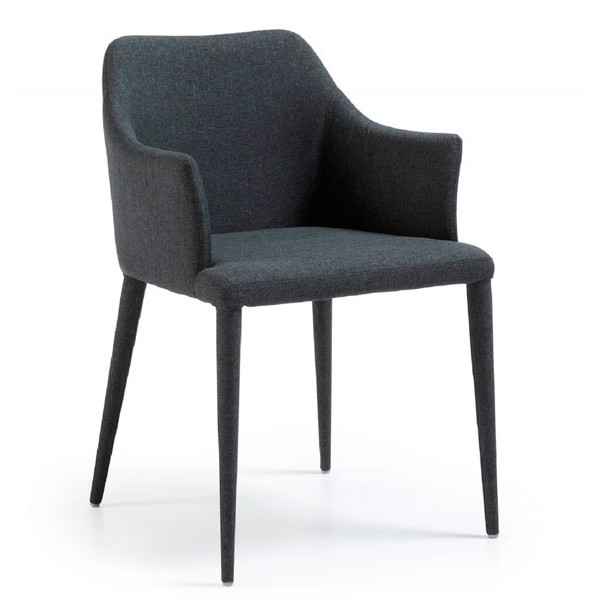 Стул La Forma DANAI Темно-серый ткань-0