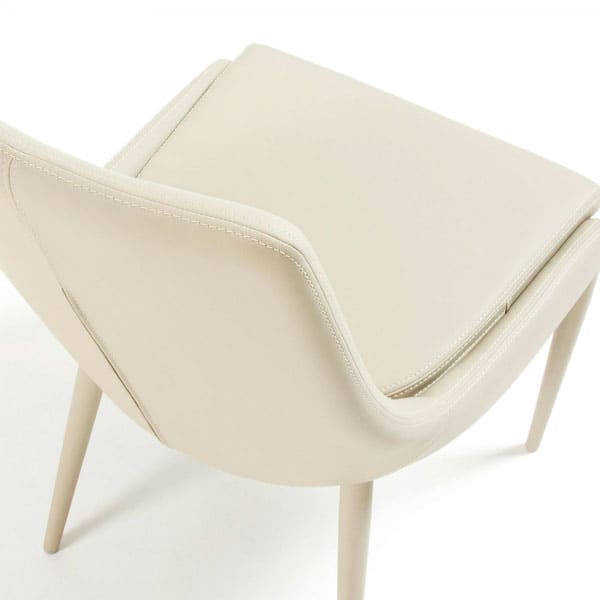 Стілець La Forma DANT Перлинний екошкіра-4