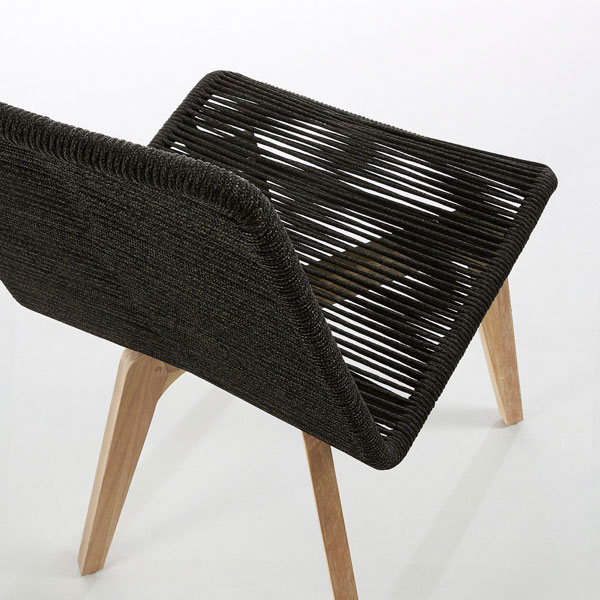 Стул La Forma GLENDON Темно-серый-3