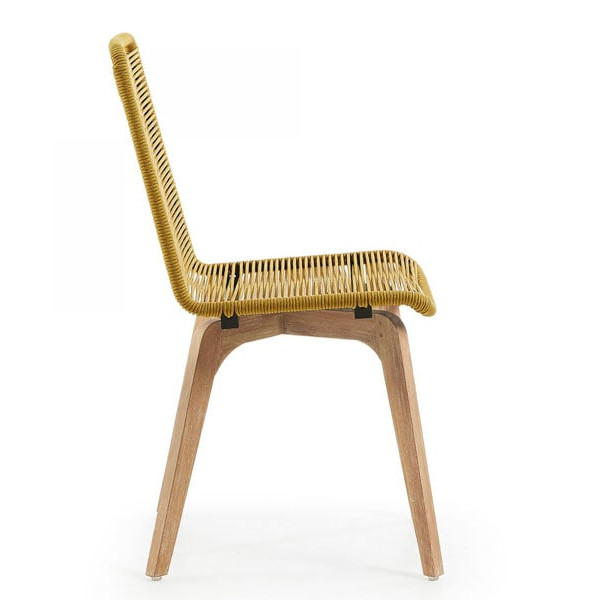 Стул La Forma GLENDON Горчичный-1