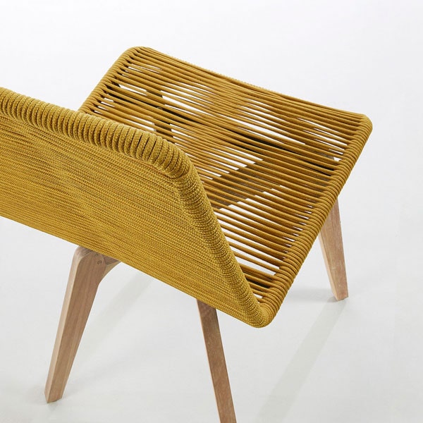 Стул La Forma GLENDON Горчичный-3