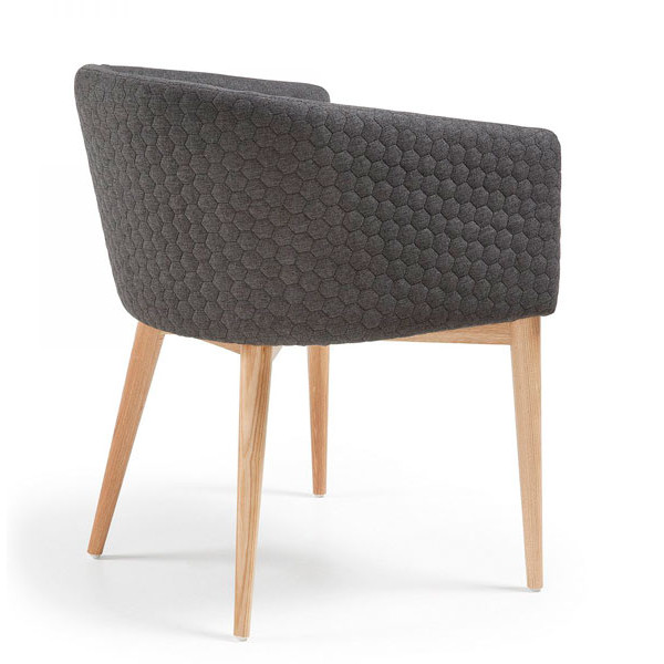 Крісло La Forma HARMON Темно-сірий-2