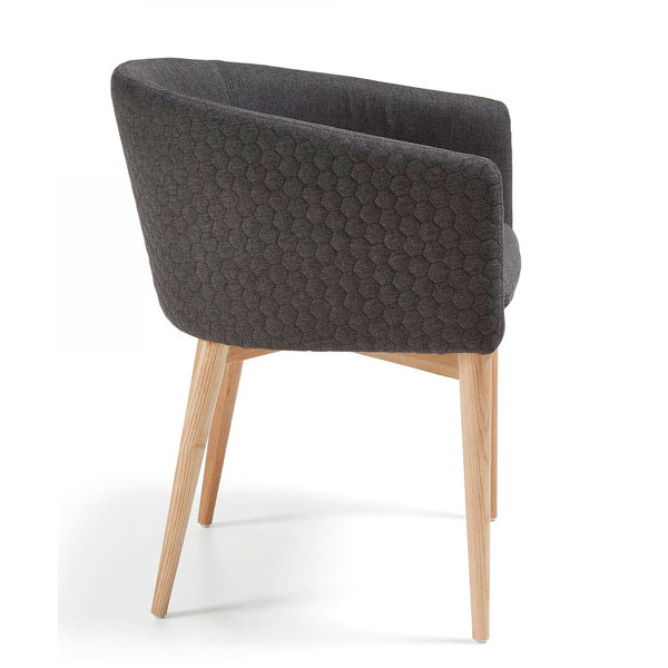 Крісло La Forma HARMON Темно-сірий-1