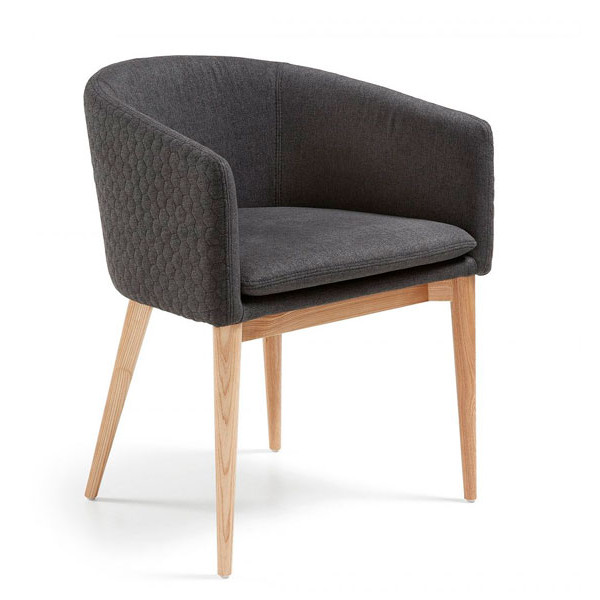 Крісло La Forma HARMON Темно-сірий-0