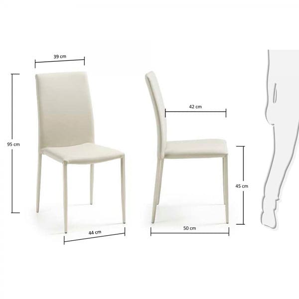 Стул La Forma KIEV Жемчужный-5