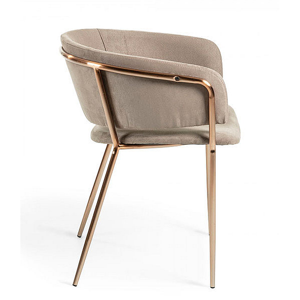 Кресло La Forma KONNIE Серо-коричневый-2