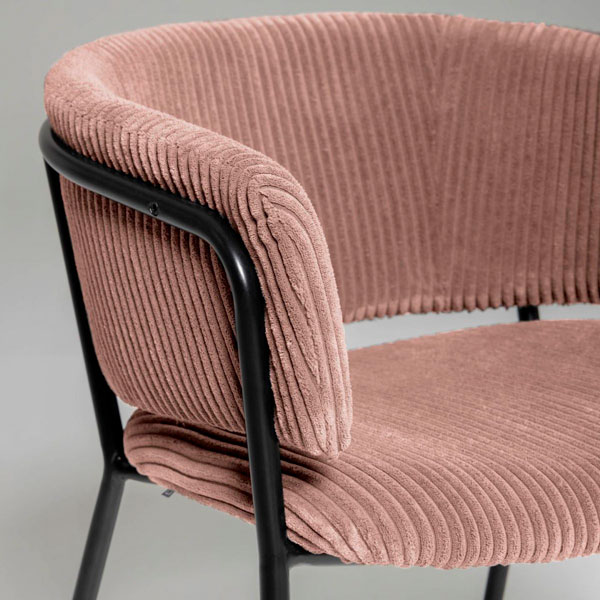 Стул La Forma KONNIE Розовый-5
