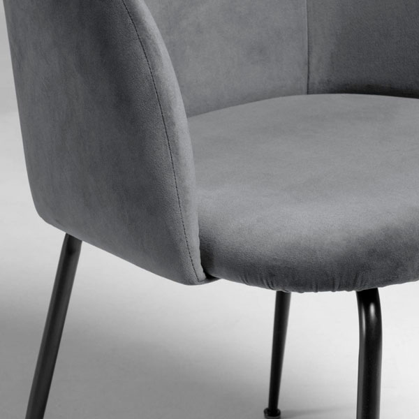 Стілець La Forma LAUDELINA Темно-сірий-4