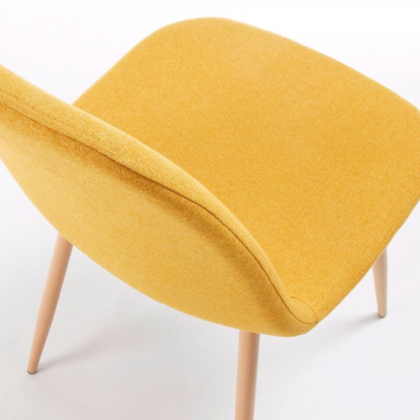 Стілець La Forma LISSY Гірчичний Стілець La Forma LISSY Гірчичний-3
