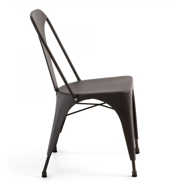 Стілець La Forma MALIBU Темно-сірий-1