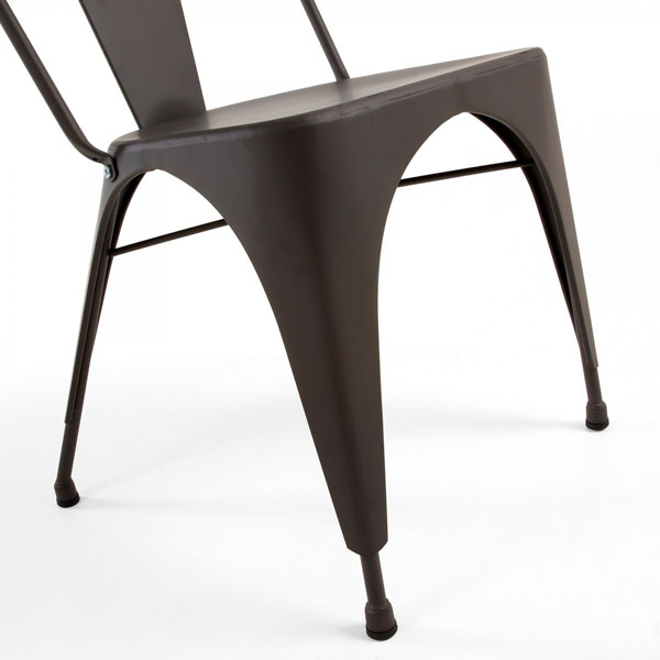 Стілець La Forma MALIBU Темно-сірий-4