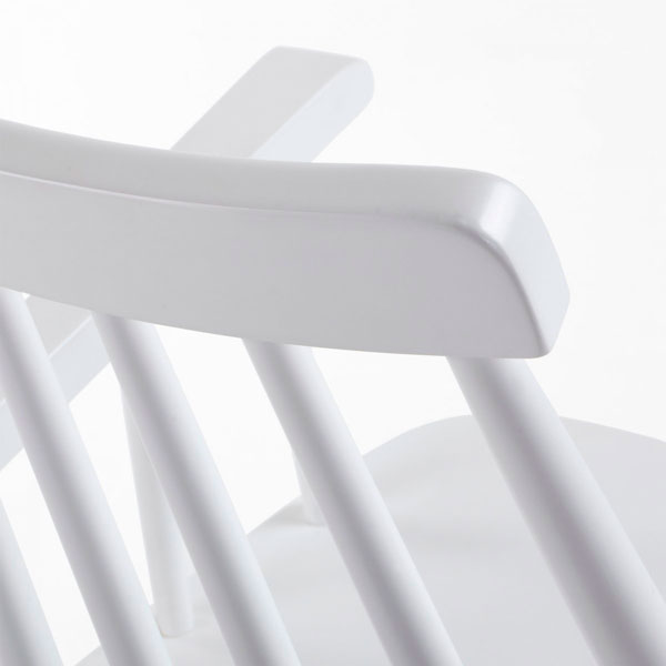 Кресло с подлокотниками La Forma KRISTIE Белый-3