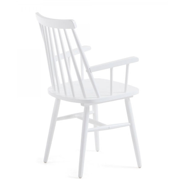 Кресло с подлокотниками La Forma KRISTIE Белый-2