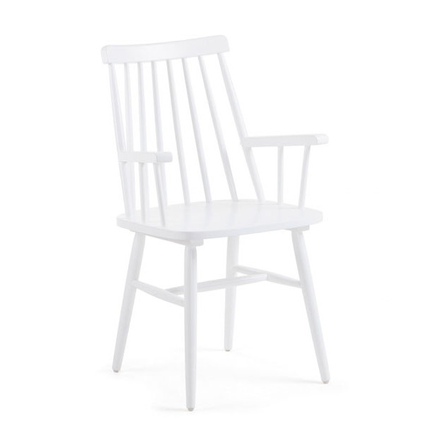 Кресло с подлокотниками La Forma KRISTIE Белый-0