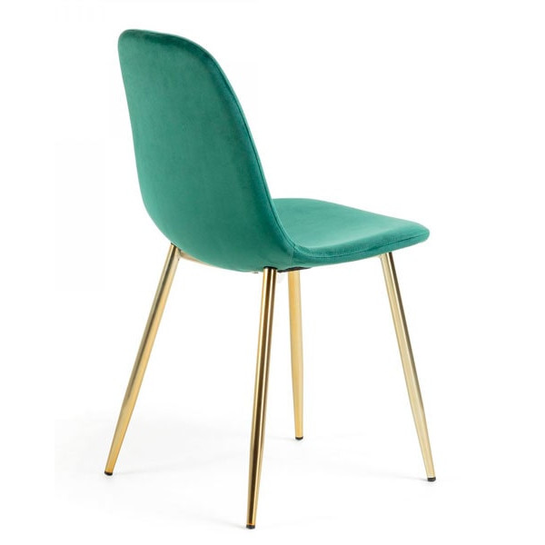 Стілець La Forma LISSY Зелений велюр-2