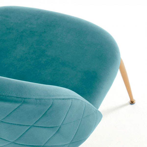 Лаунж-крісло La Forma MYSTERE Бірюзове-5