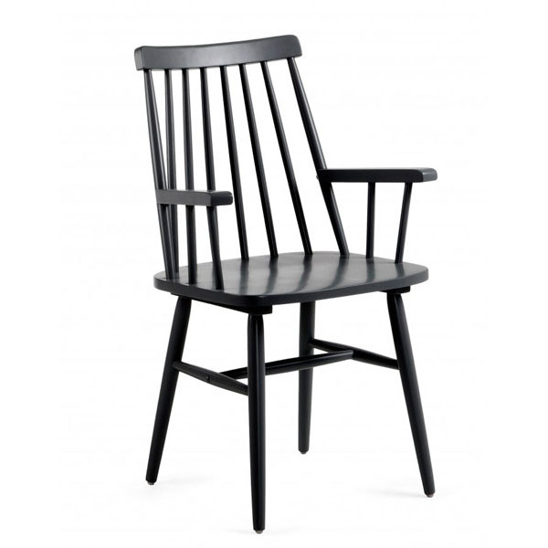 Крісло з підлокітниками La Forma KRISTIE Чорний-0