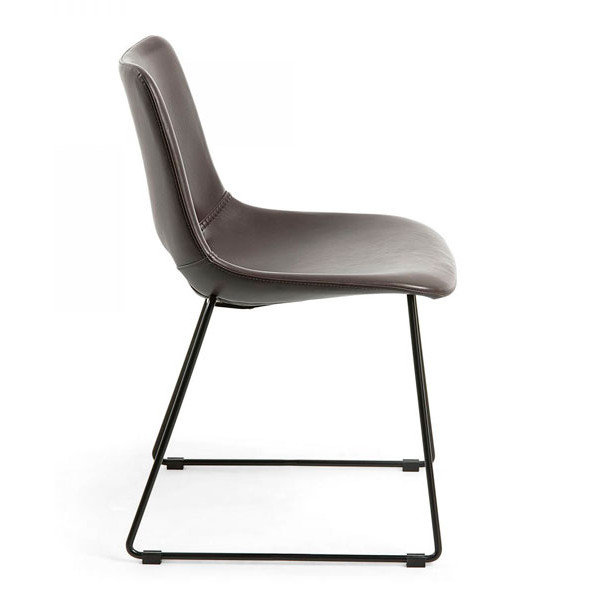 Стілець La Forma ZIGGY Темно-коричневий-4