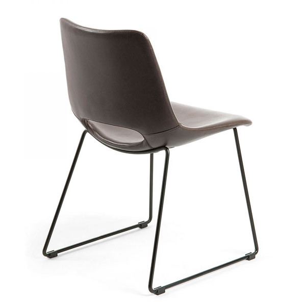 Стілець La Forma ZIGGY Темно-коричневий-3