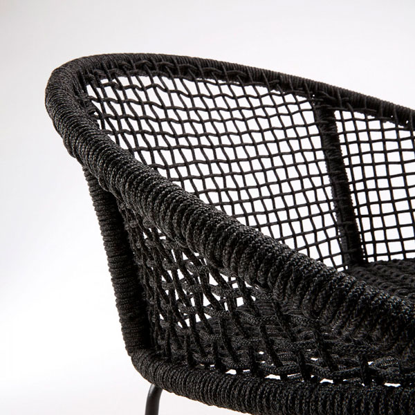 Кресло La Forma SANDRINE Темно-серый-5