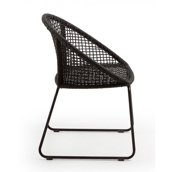 Кресло La Forma SANDRINE Темно-серый-1