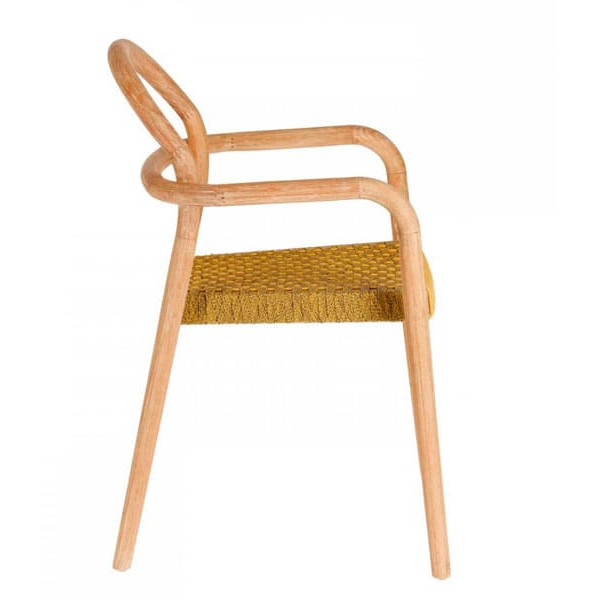 Стул La Forma Sheryl Горчичный-2