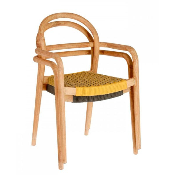 Стул La Forma Sheryl Горчичный-5