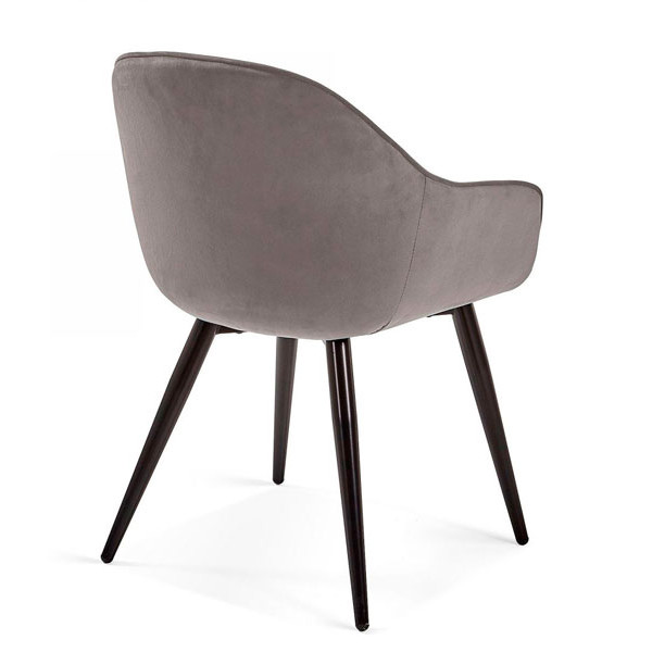 Стілець La Forma Herbert Сірий велюр-2