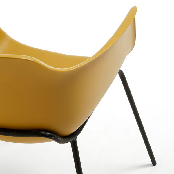 Стул La Forma Khasumi Горчичный-3