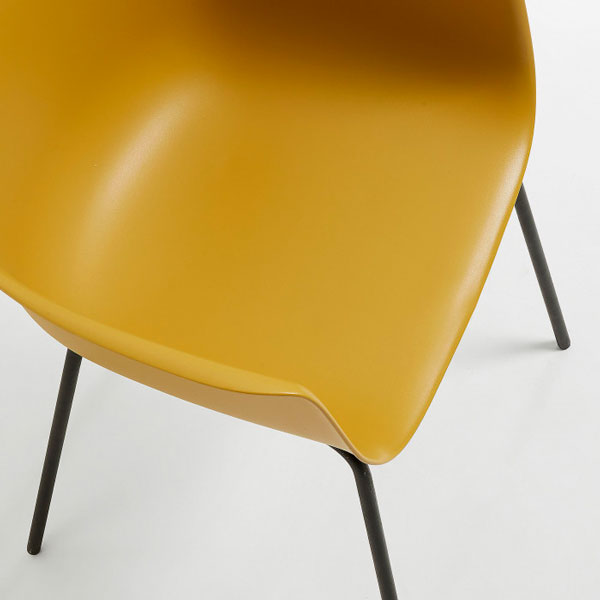 Стул La Forma Khasumi Горчичный-1