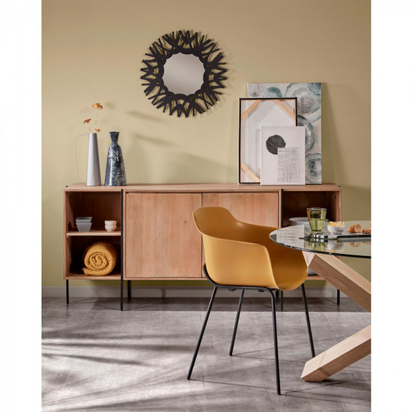 Стул La Forma Khasumi Горчичный-2