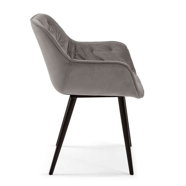 Стілець La Forma Mulder Сірий-5